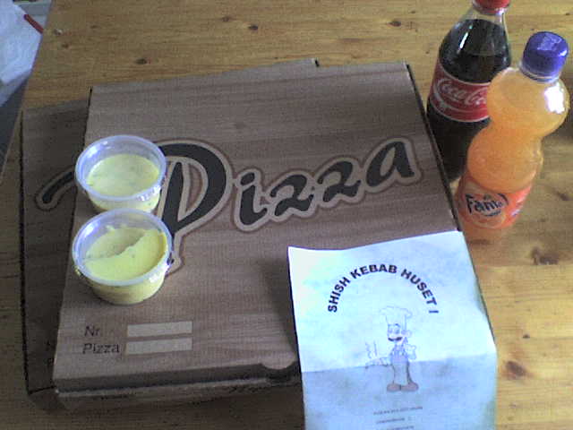 Pizzakartonger :-)